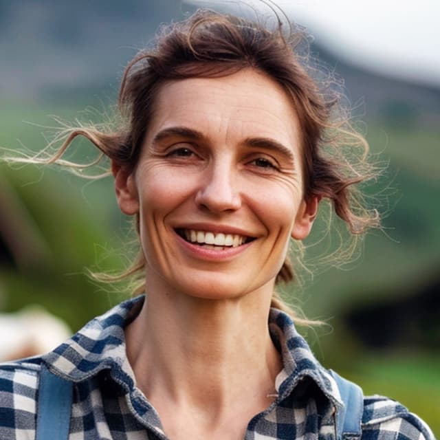 Landwirt bei der Arbeit auf dem Feld