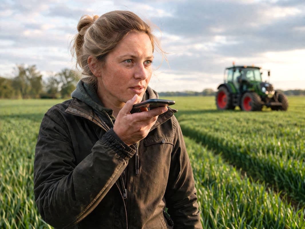 Titelbild: Pflanzenschutz-Dokumentation per Sprache: Wie Bauern mit KI die Daten auf dem Feld erfassen